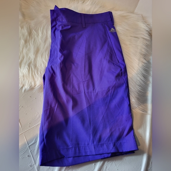 Adidas Purple Athletic Shorts Size 40 - Picture 4 of 7